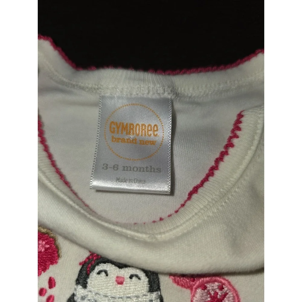 Gymboree layette line newborn essentials penguin sweet treat outfit 3 6 months
